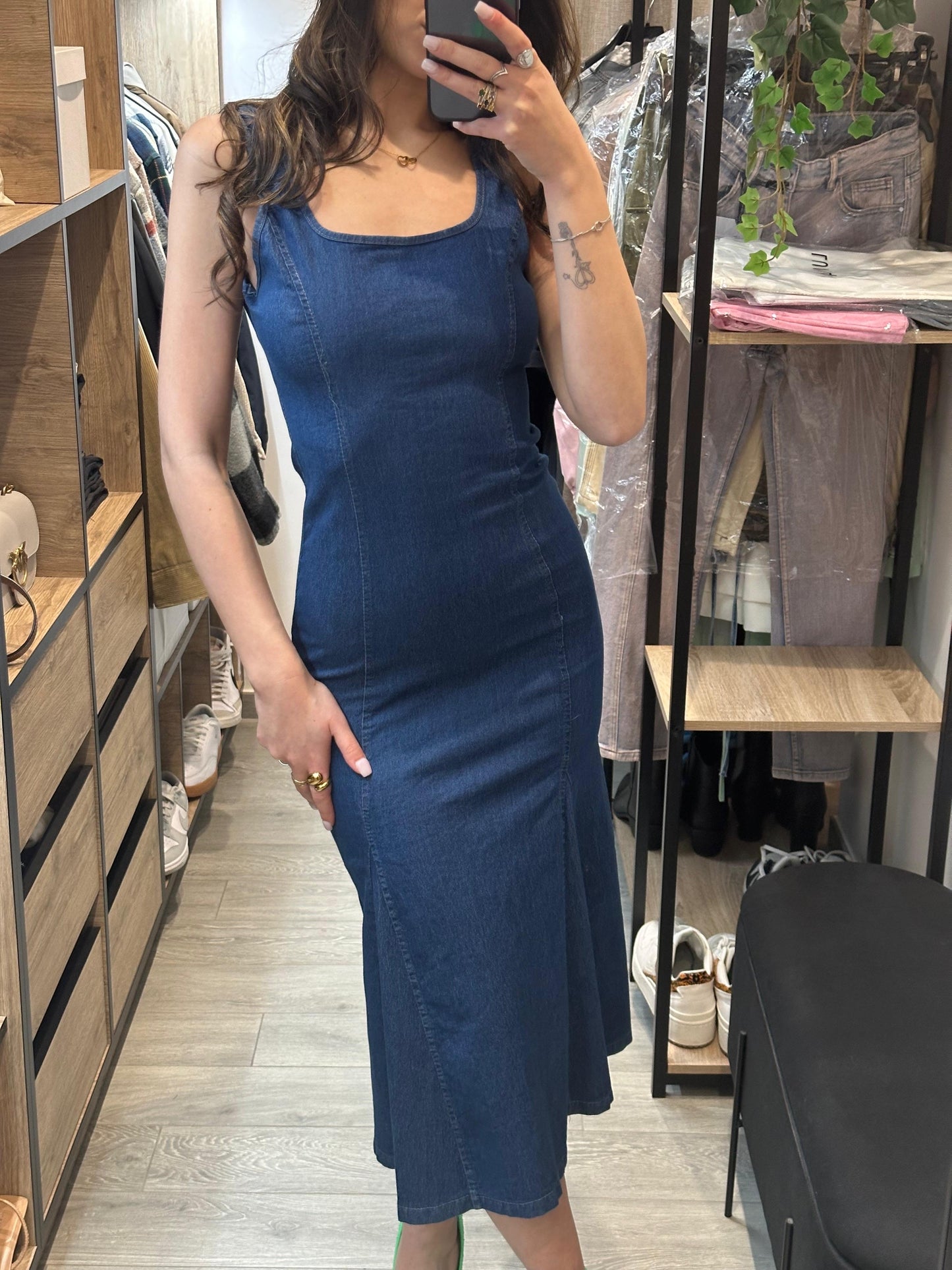 ABITO LUNGO IN DENIM