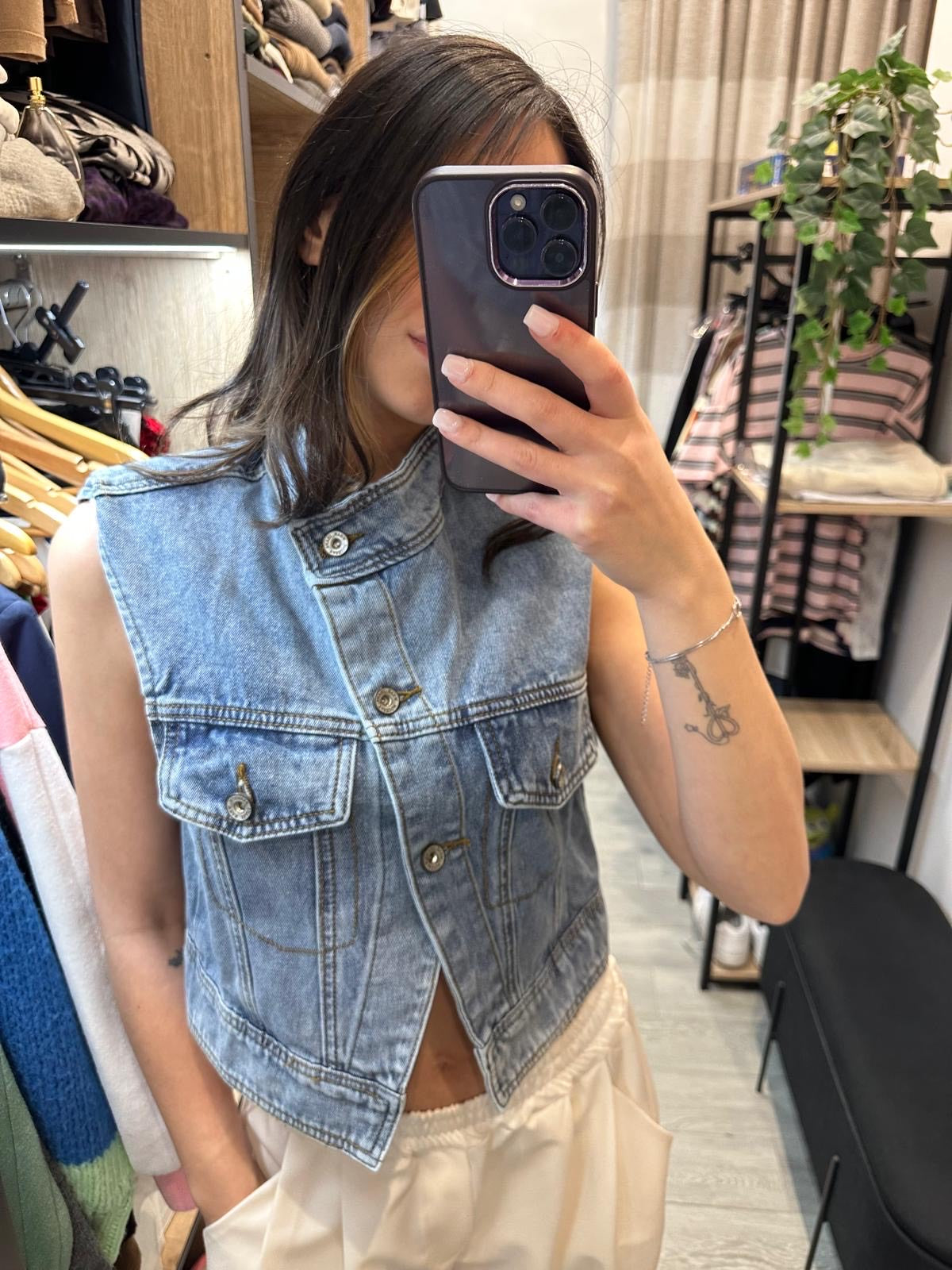 GILET DENIM