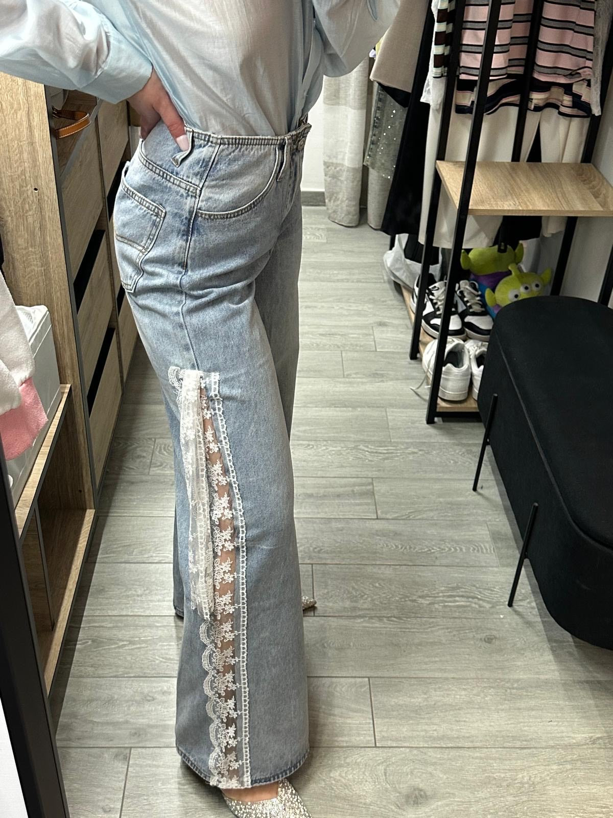 JEANS IN PIZZO