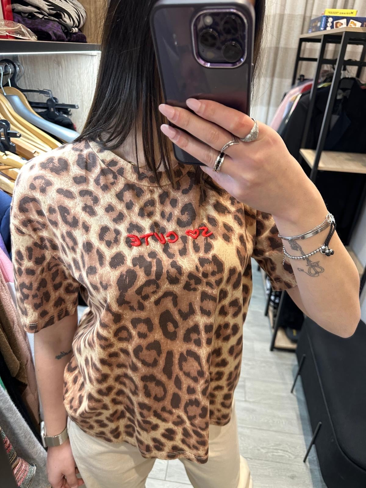 T-SHIRT ANIMALIER LUMINA