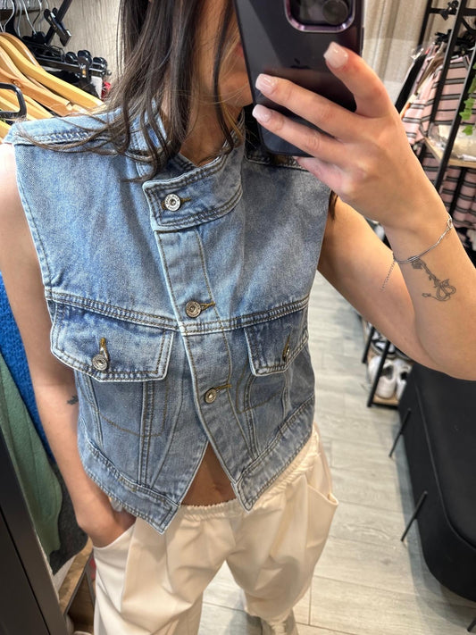 GILET DENIM