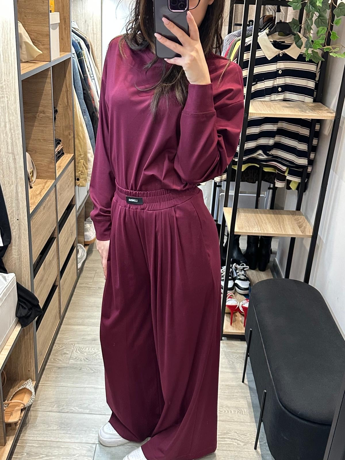 COORDINATO LUMINA BORDEAUX