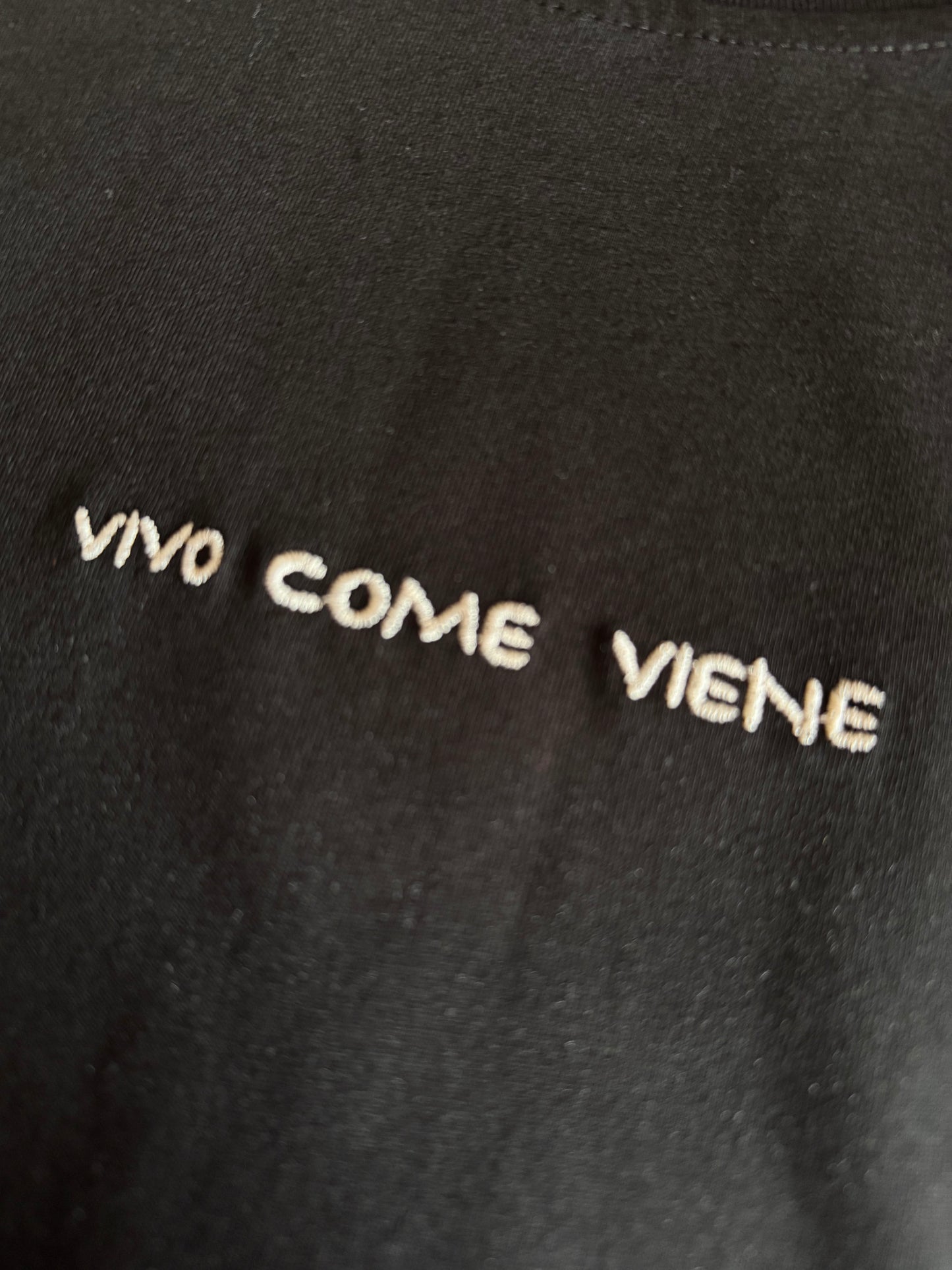 T-SHIRT  SCRITTA RICAMATA