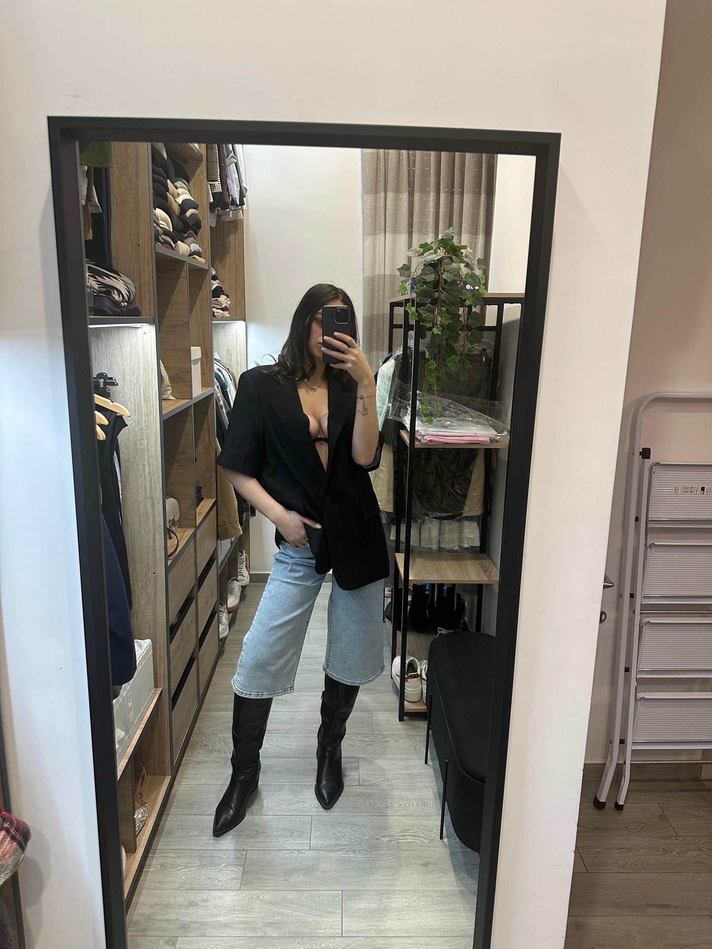 BLAZER LUMINA MANICHE CORTE